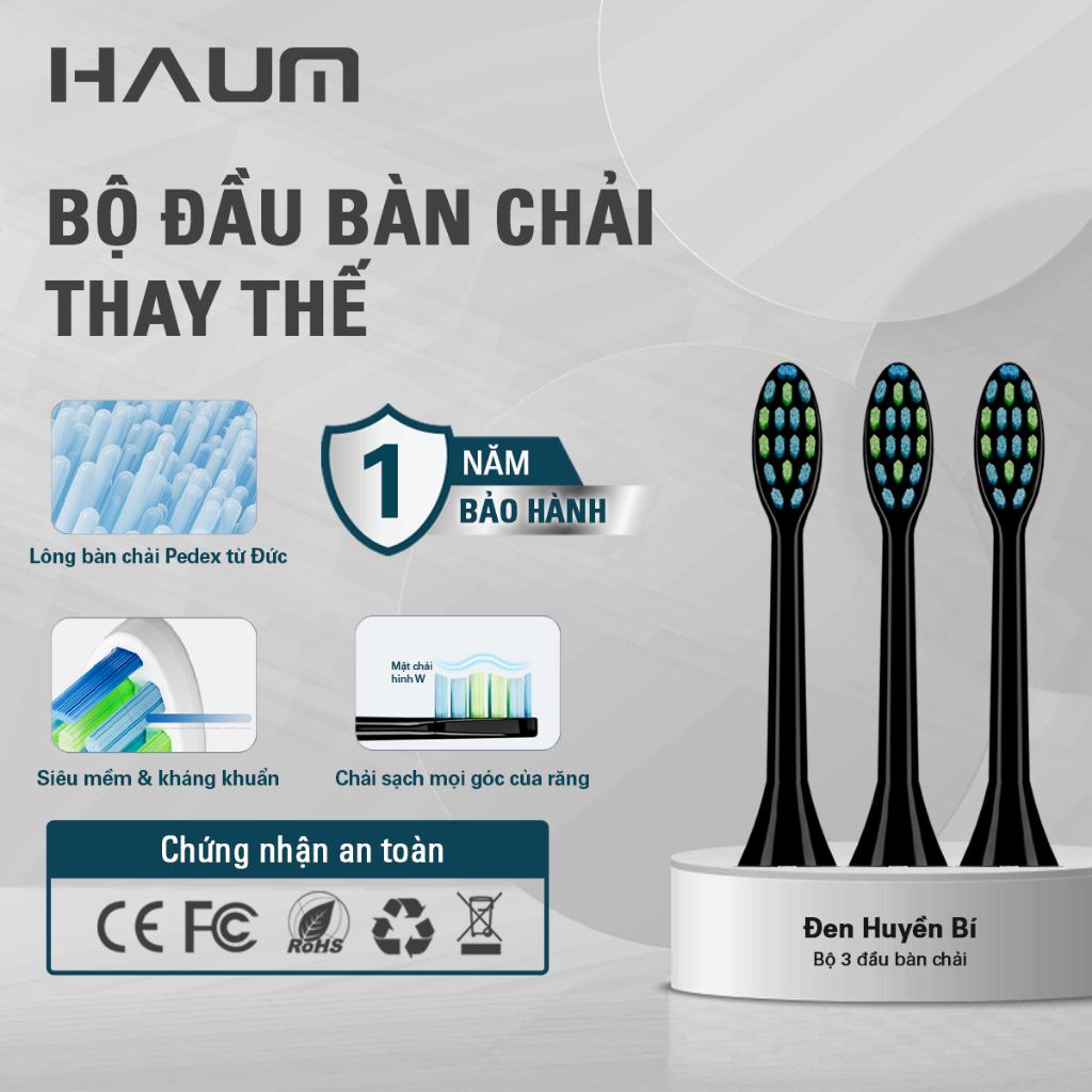 Bàn chải điện Haum Sonic Eletronic Toothbrush A351 (Tặng travel case)