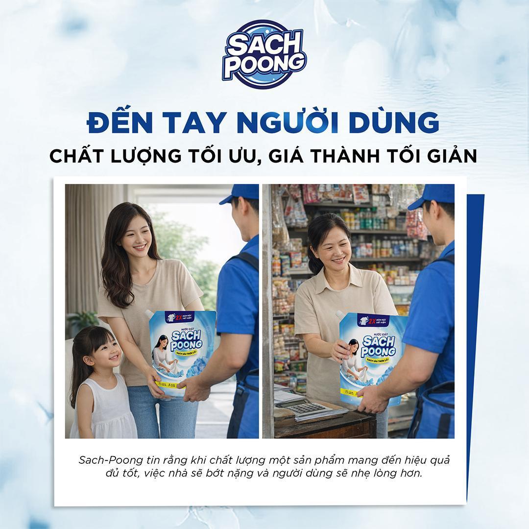 Nước giặt Sạch-Poong 3.2kg