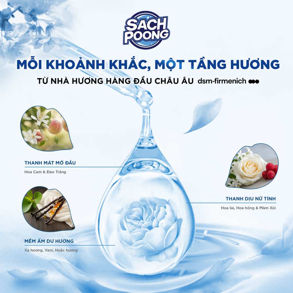 Nước giặt Sạch-Poong 3.2kg